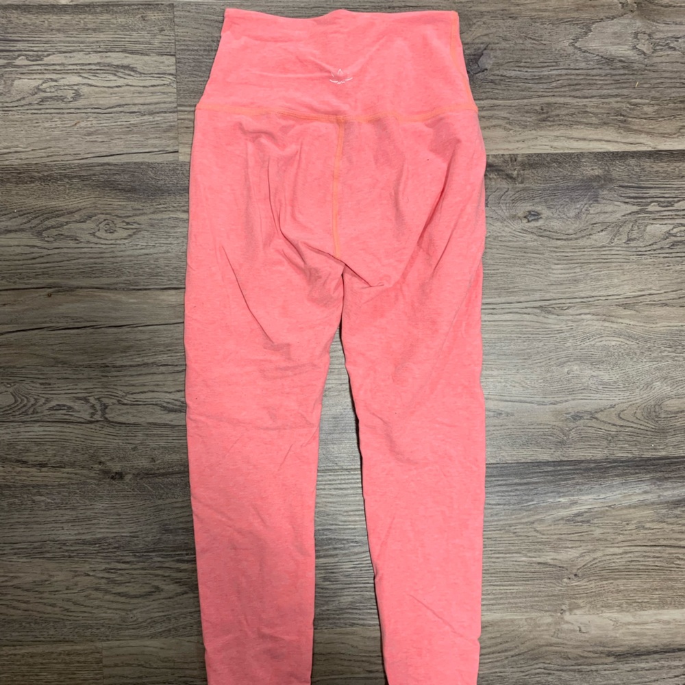 Beyond Yoga high waisted spacedye neon pink leggings sz S